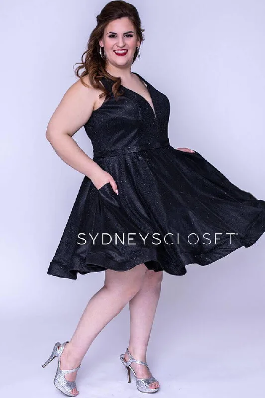 Sydneys Closet Homecoming Short Plus Size Prom Dress