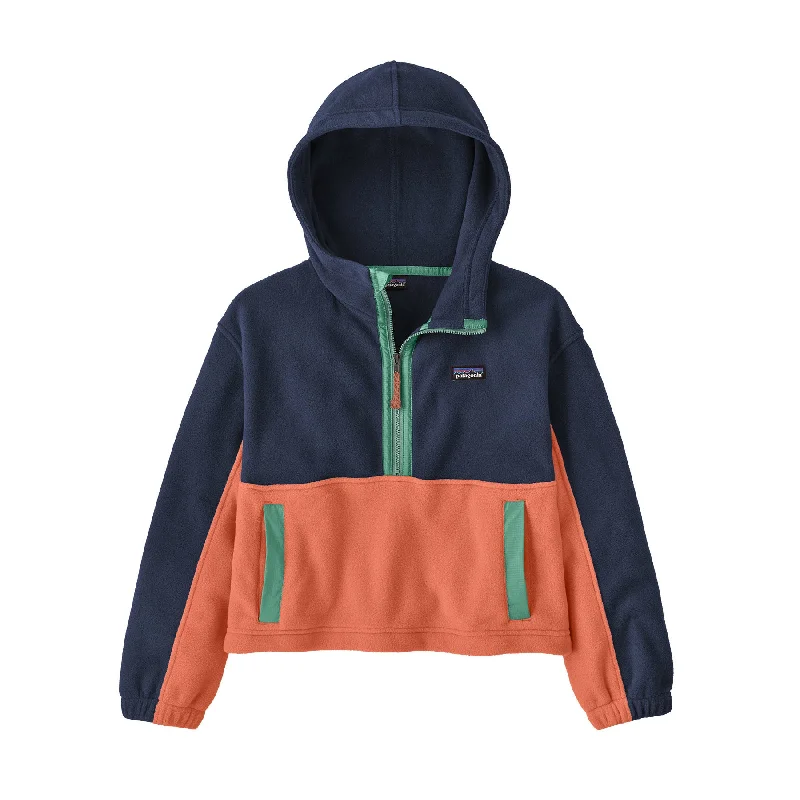 Kids' Microdini Cropped Hoody Pullover