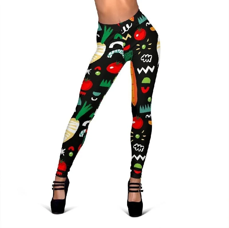 Pattern Print Vegan Women Leggings