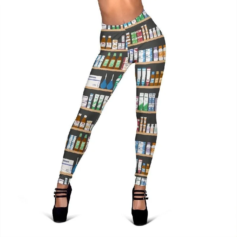 Pharmacy Print Pattern Women Leggings